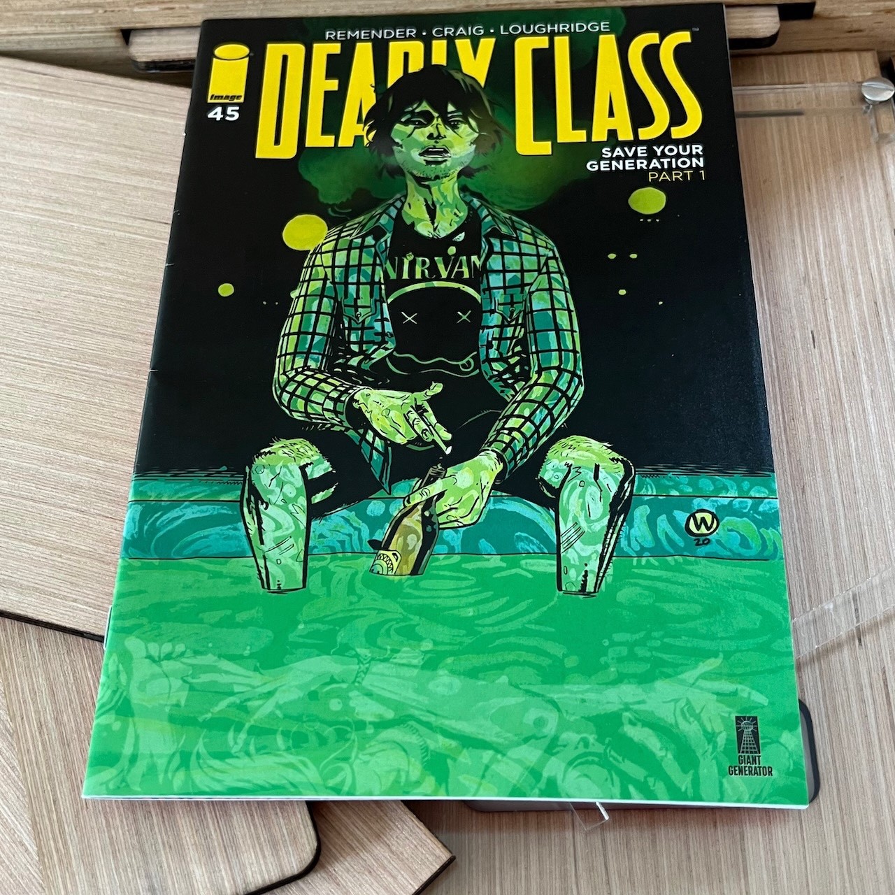 Comic Storage/Display Box PLUS Image Comics Deadly Class #45 Comic