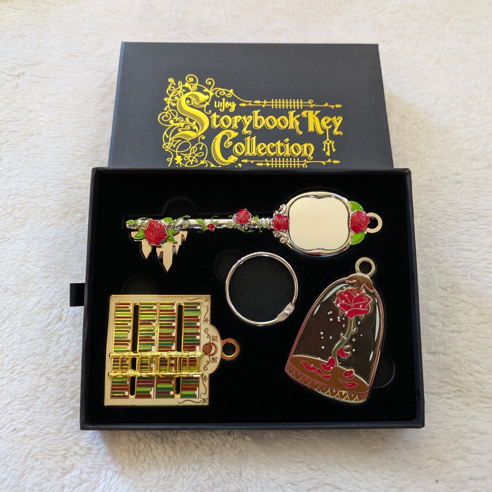 LitJoy Storybook Key Collection ~ Belle's Library (Beauty and the Beast)
