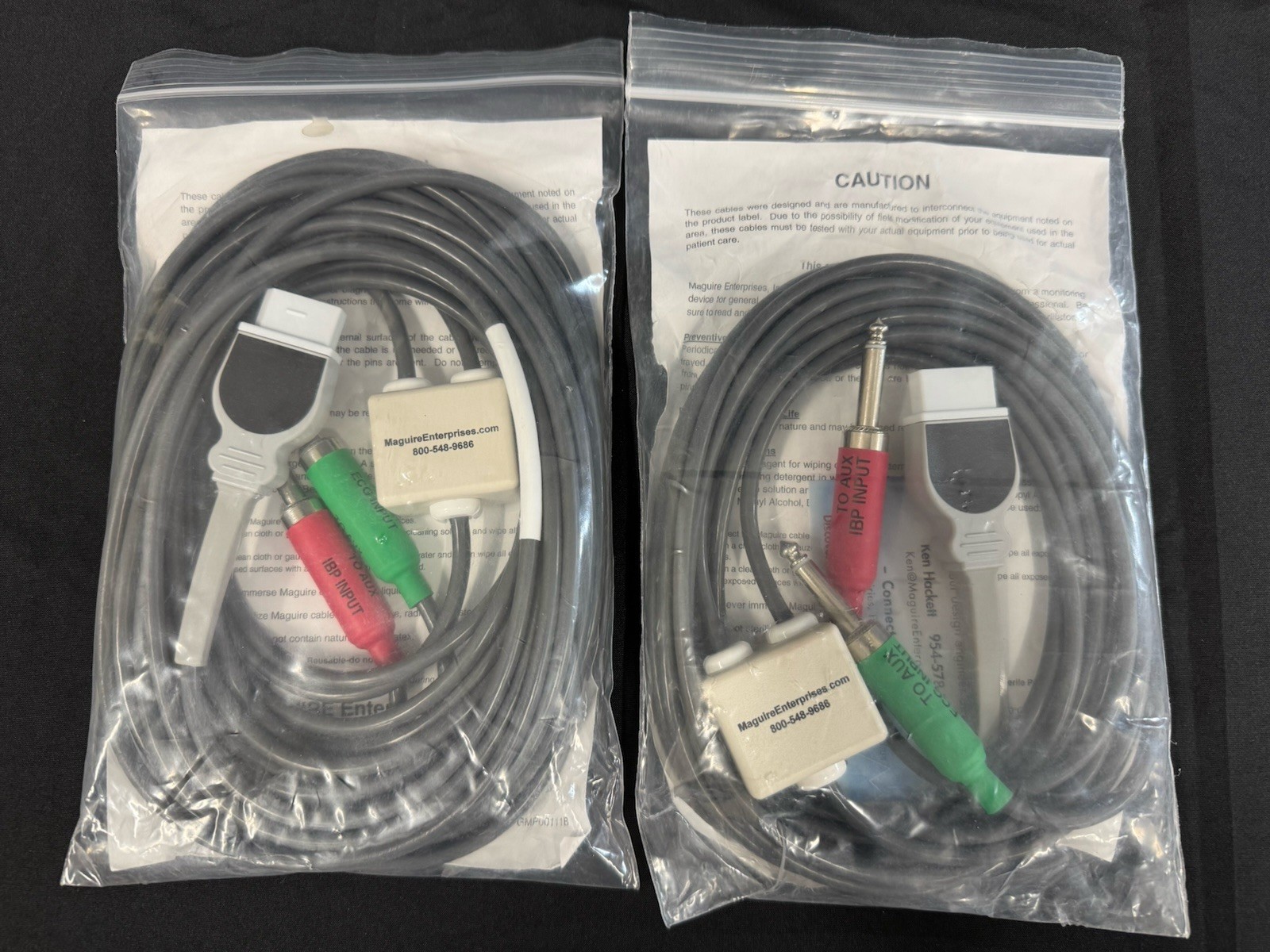 Original Maguire Enterprises GE Interface Cable To Maquet ME590185P