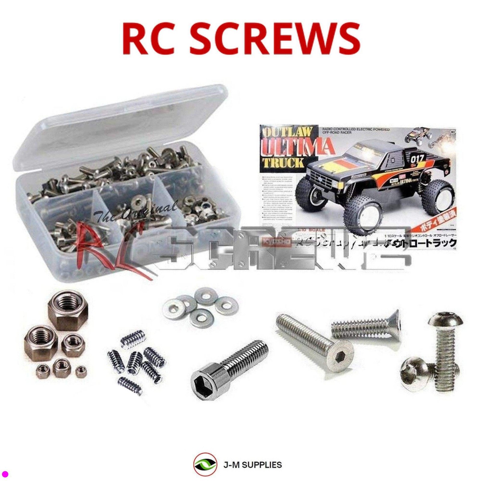 RCScrewZ Stainless Screw Kit kyo165 for Kyosho Outlaw Ultima Truck (3166) | SET