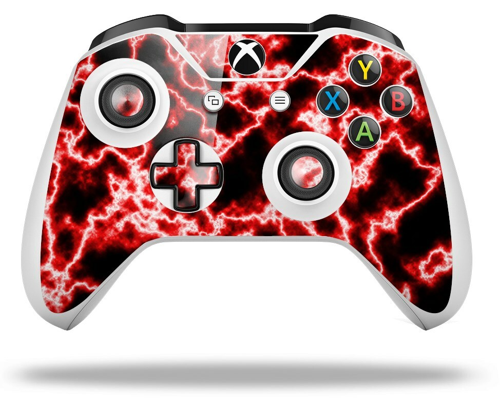 Skin for XBOX One S X Controller Electrify Red Vinyl Decal