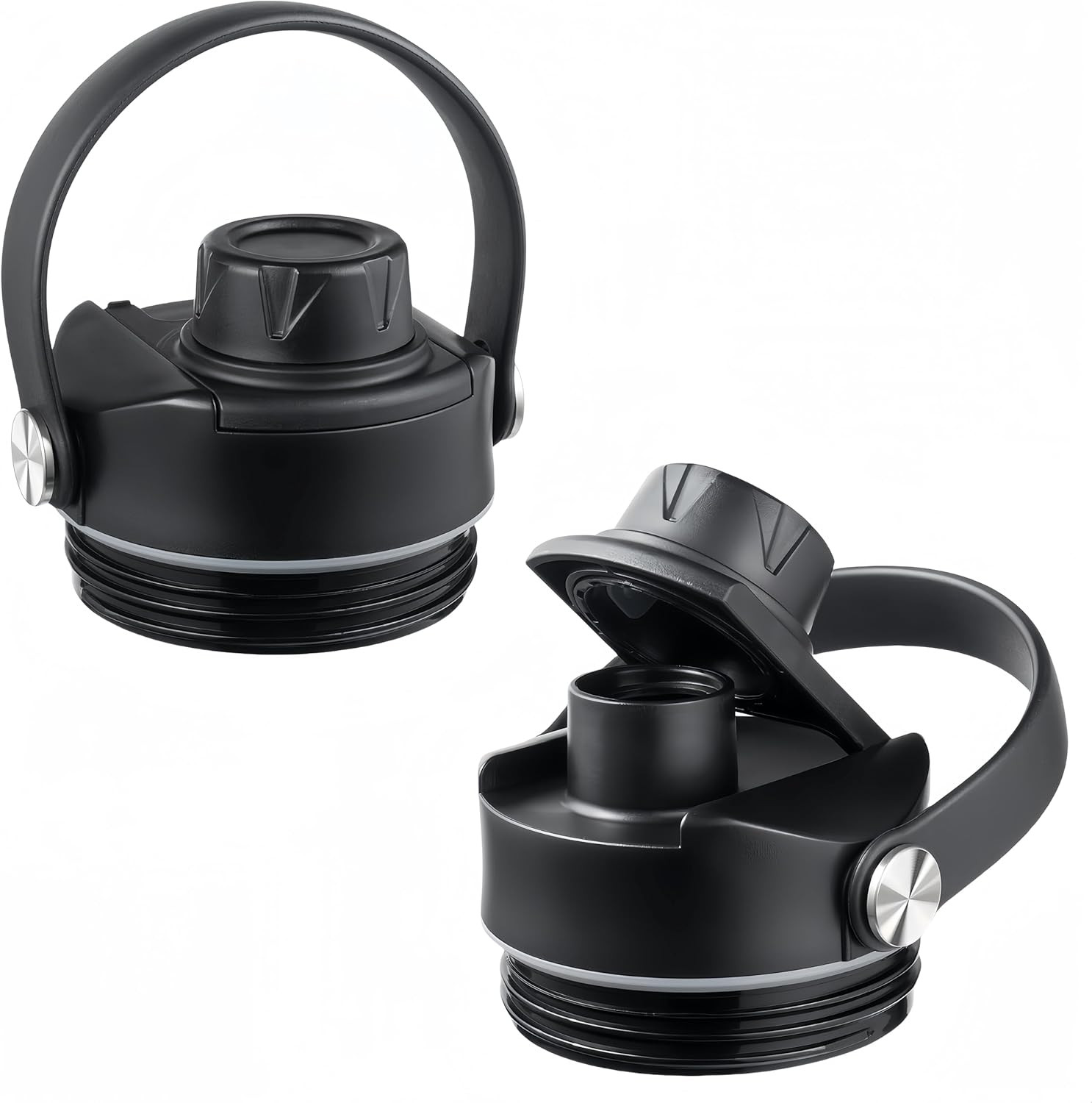 Lid for Yeti Rambler 12 18 26 36 64 Oz, Cap with Flexible Handle, Replacement Ch