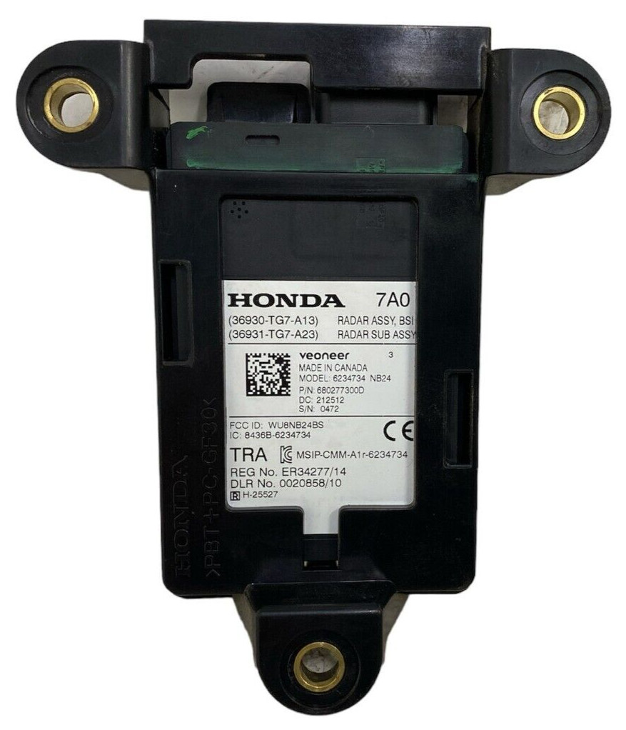 OEM 2020 2021 2022 Honda Pilot Blind Spot Sensor Radar Passenger Right Rear