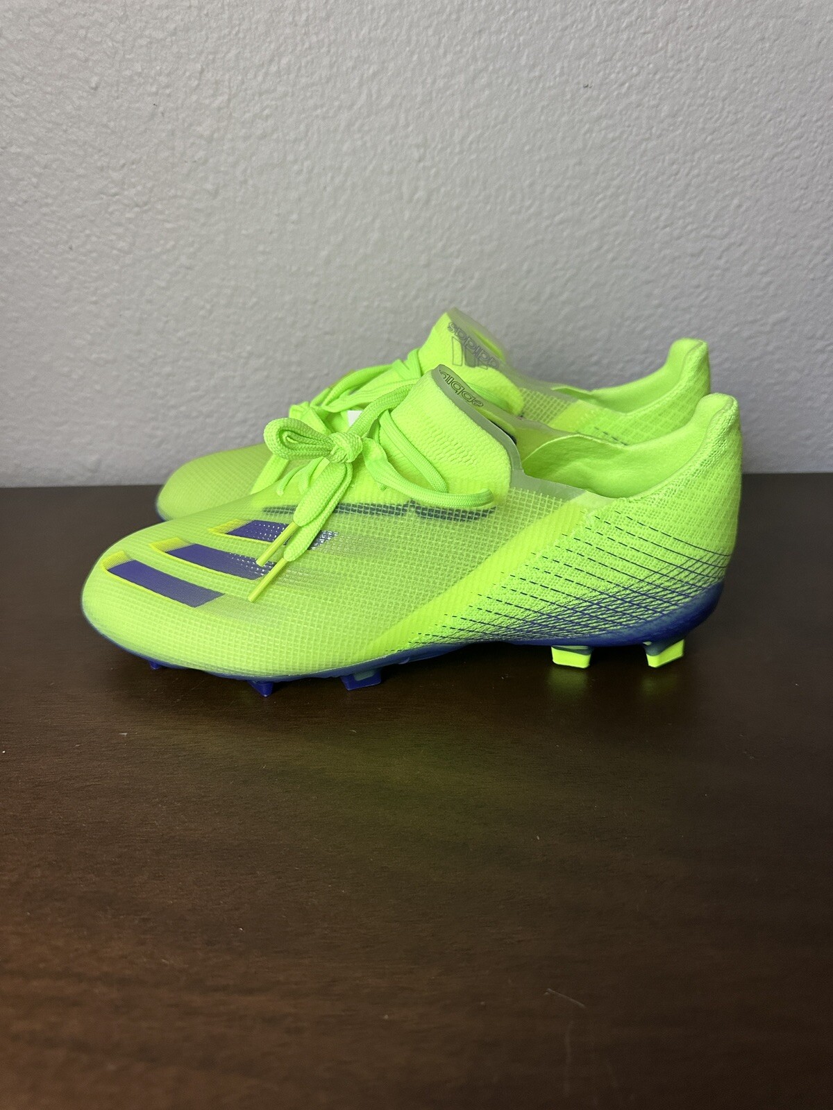 Adidas X GHOSTED.1 FG J Soccer Cleats x Neon Green EG8180 Men Size 5.5/Women 6.5