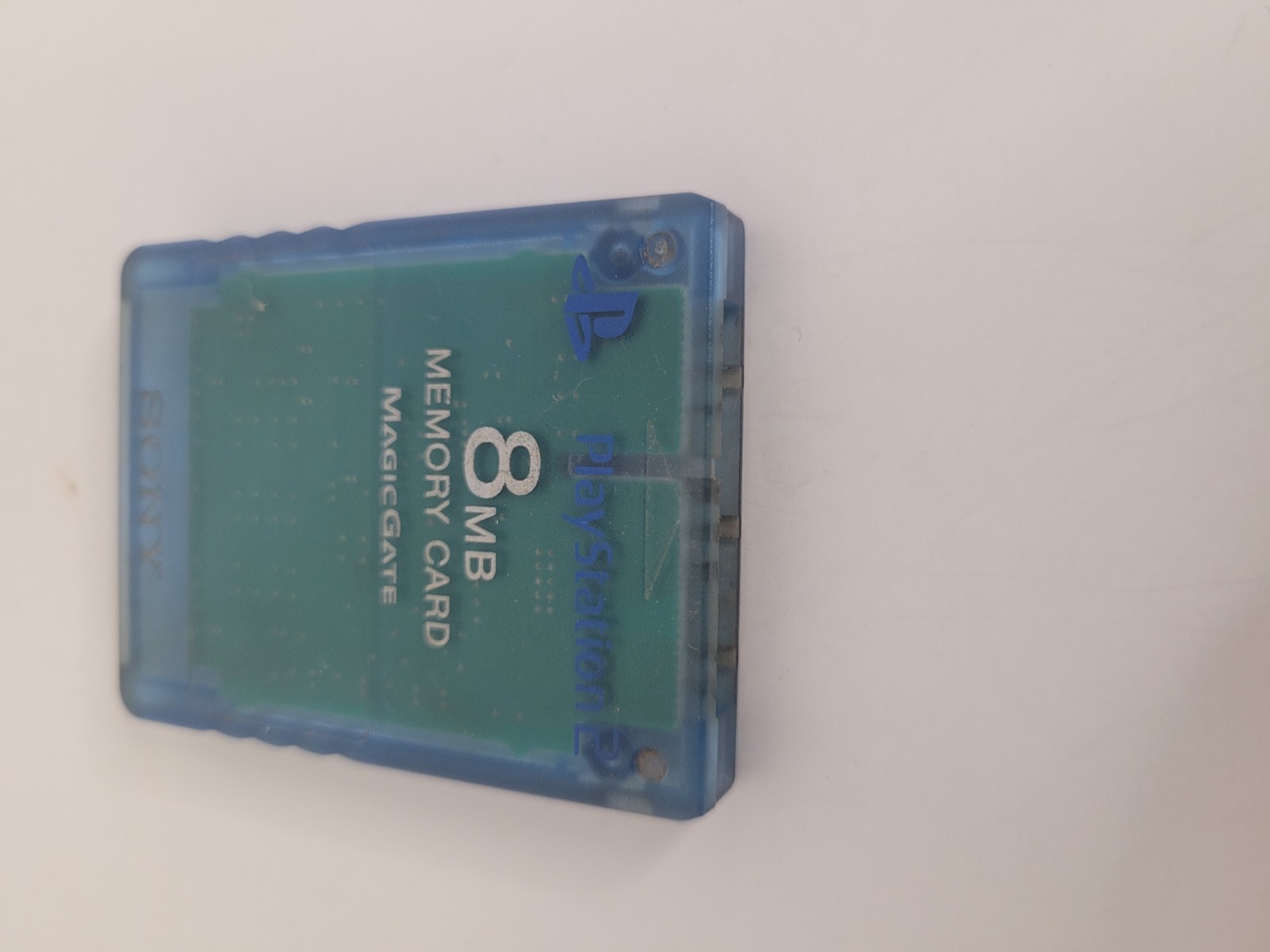 Sony PlayStation 2 Memory Card OEM Clear Blue