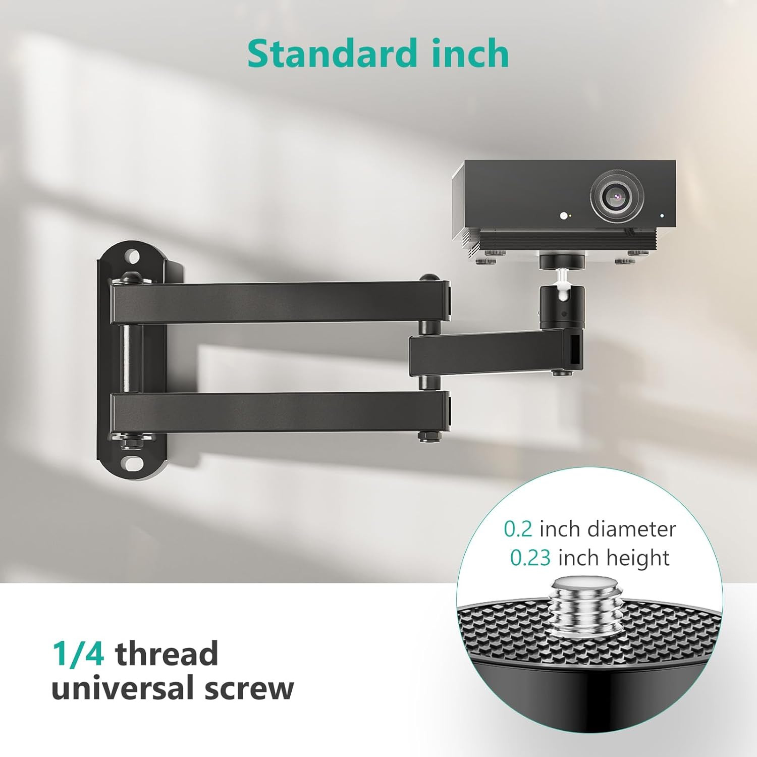 Bundle: Projector Mount with Projector Screen Mount （PSM00B+1330LMPM）