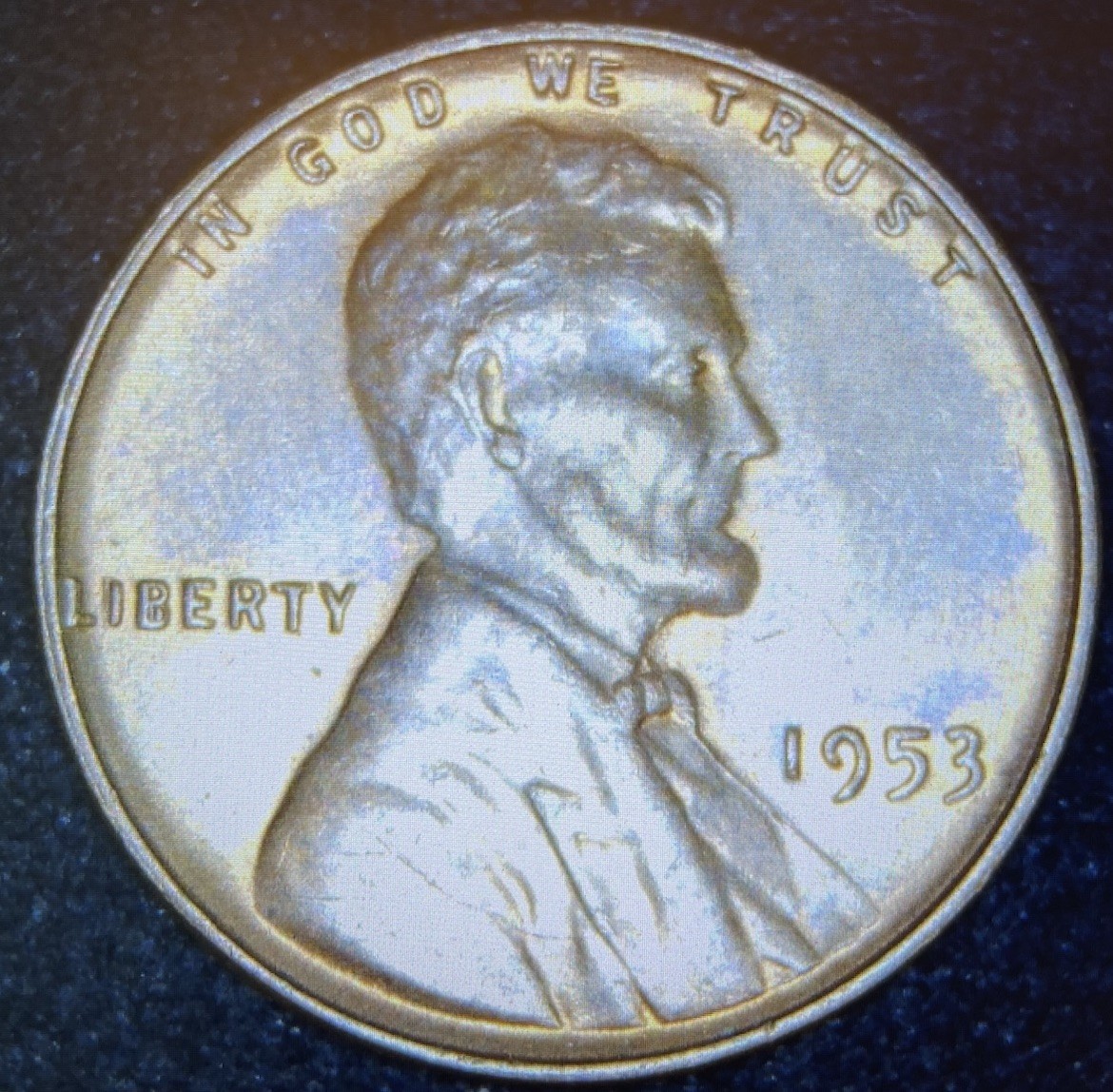 1953 Lincoln Wheat Cent - MINT ERRORS Die Crack & Die Chips Reverse & Obverse 🔥