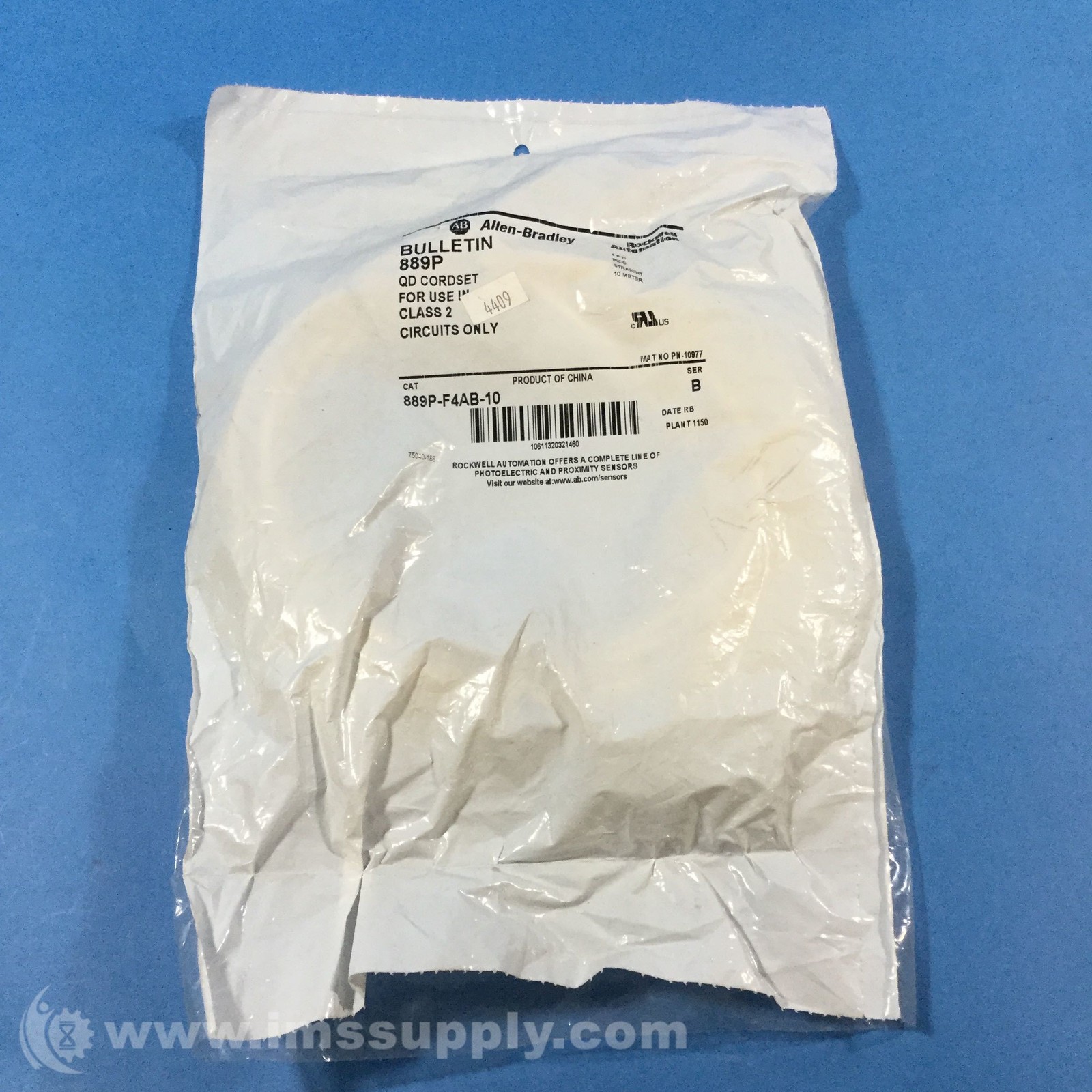 Allen Bradley 889P-F4AB-10 Series B Photoswitch FNFP