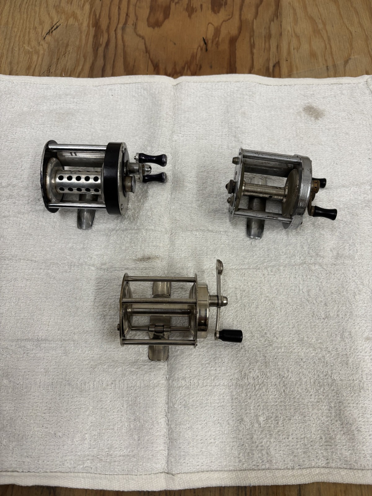Vintage Fishing Reels, Lot of 3 - Misc. Brands