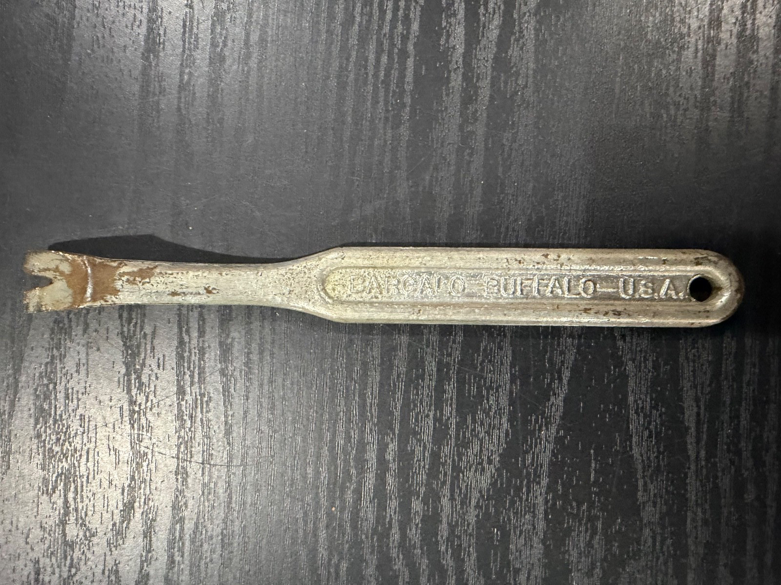 Barcalo Buffalo USA 7" Nail Tack Puller Pry Bar Drop Forged Vintage