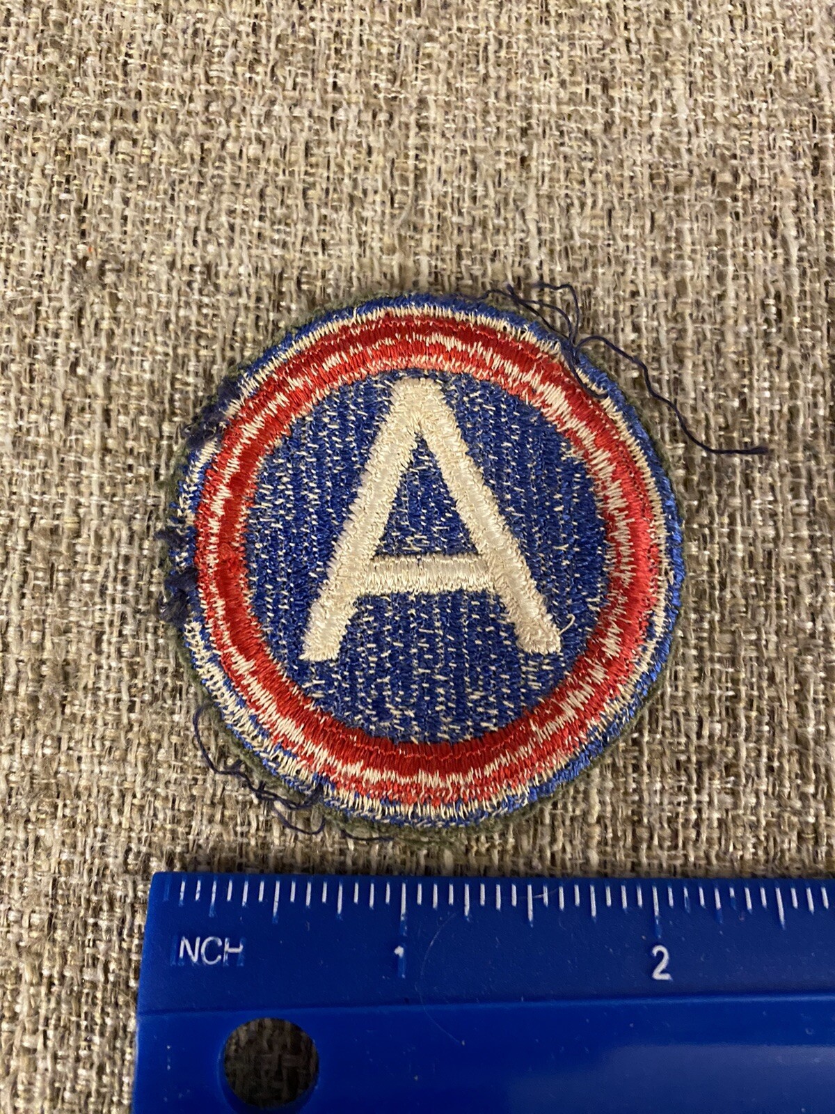 US Army 3rd Army Patch - Patton White A INV2328