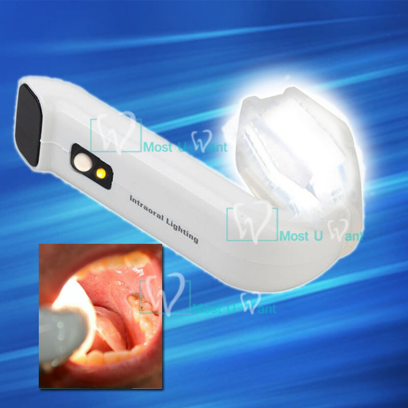 Dental Wireless Chargeable Intro Oral LED Lamp Easy Bite Blocks Light USA Ship
