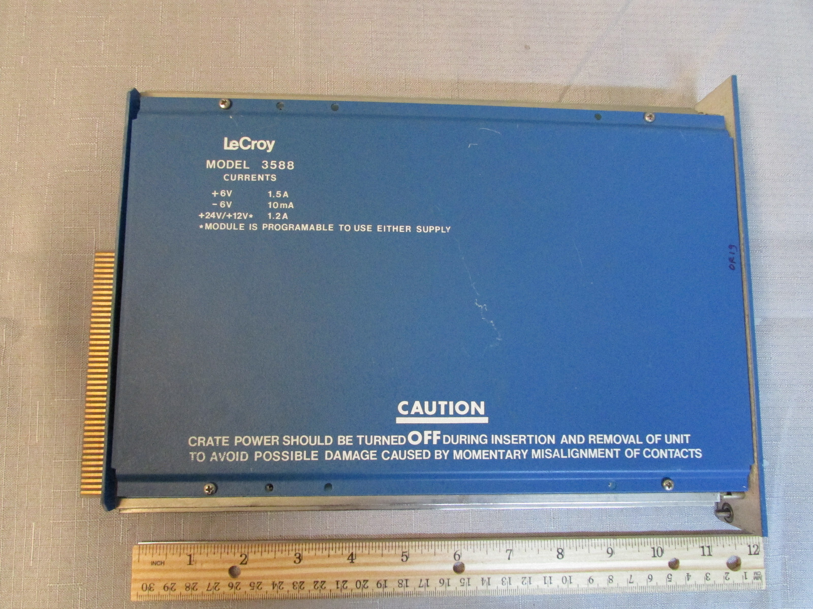 Lecroy 3588 Histogram Memory CAMAC Plugin s/n N96936