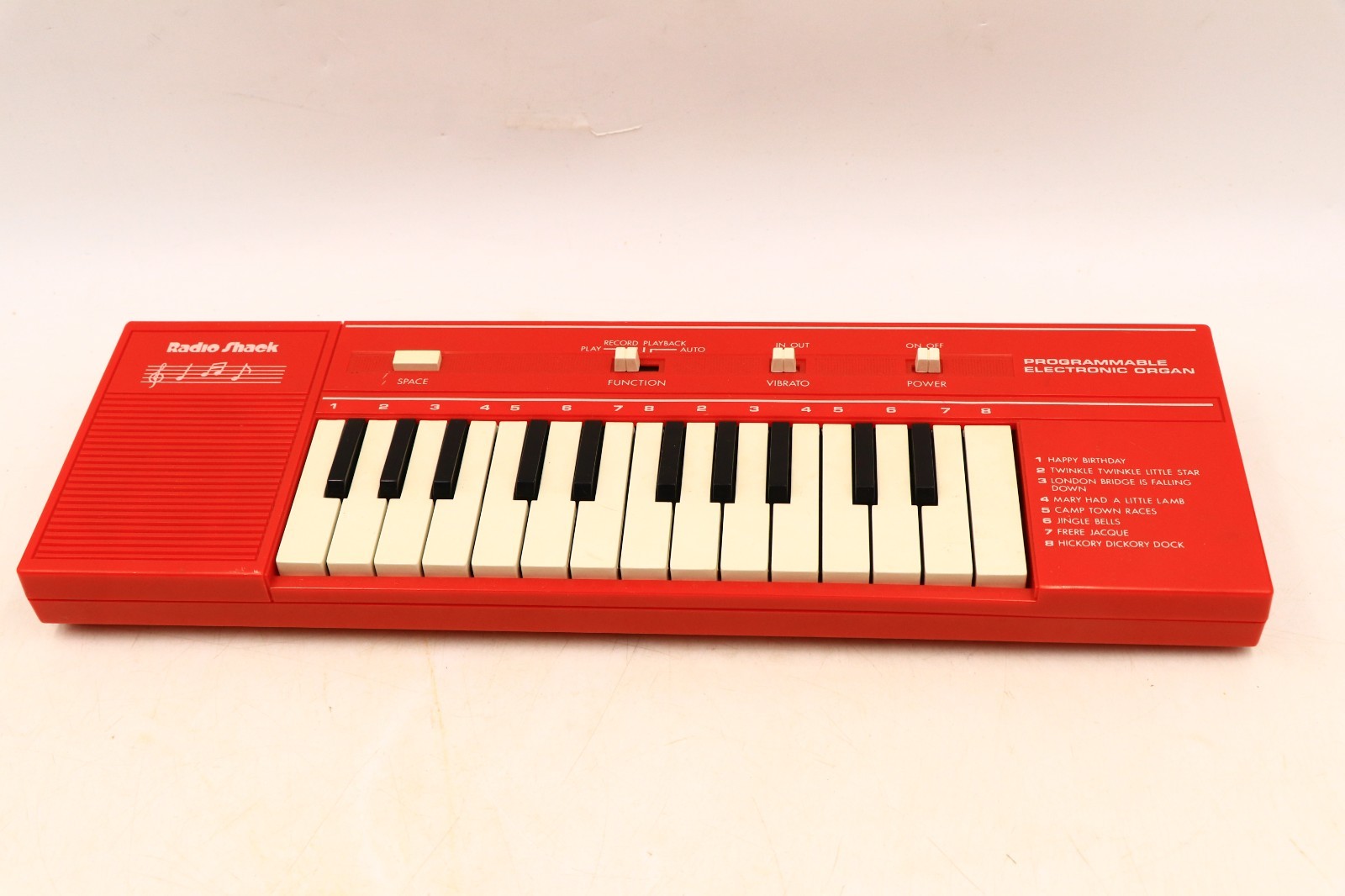 VTG Radio Shack Programmable Electronic Organ Synth 60-1091 Tested 25 Key