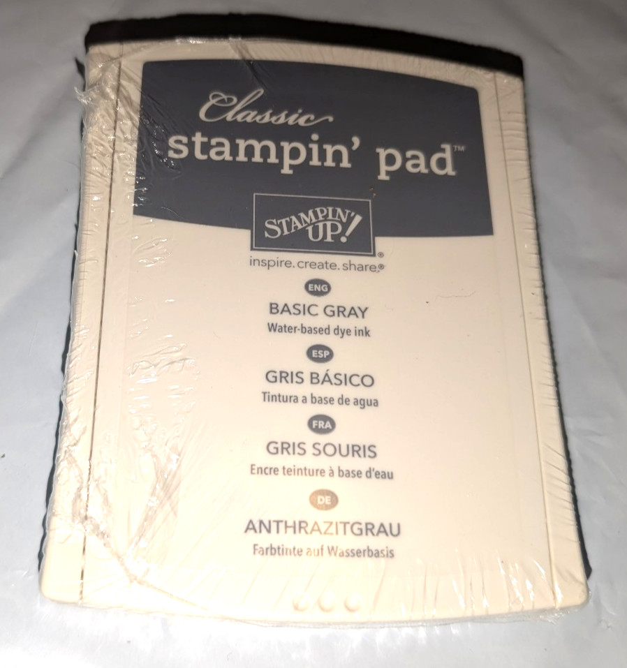Stampin' Up! Basic Gray CLASSIC Stampin’ INK PAD SEALED/NEW #149165