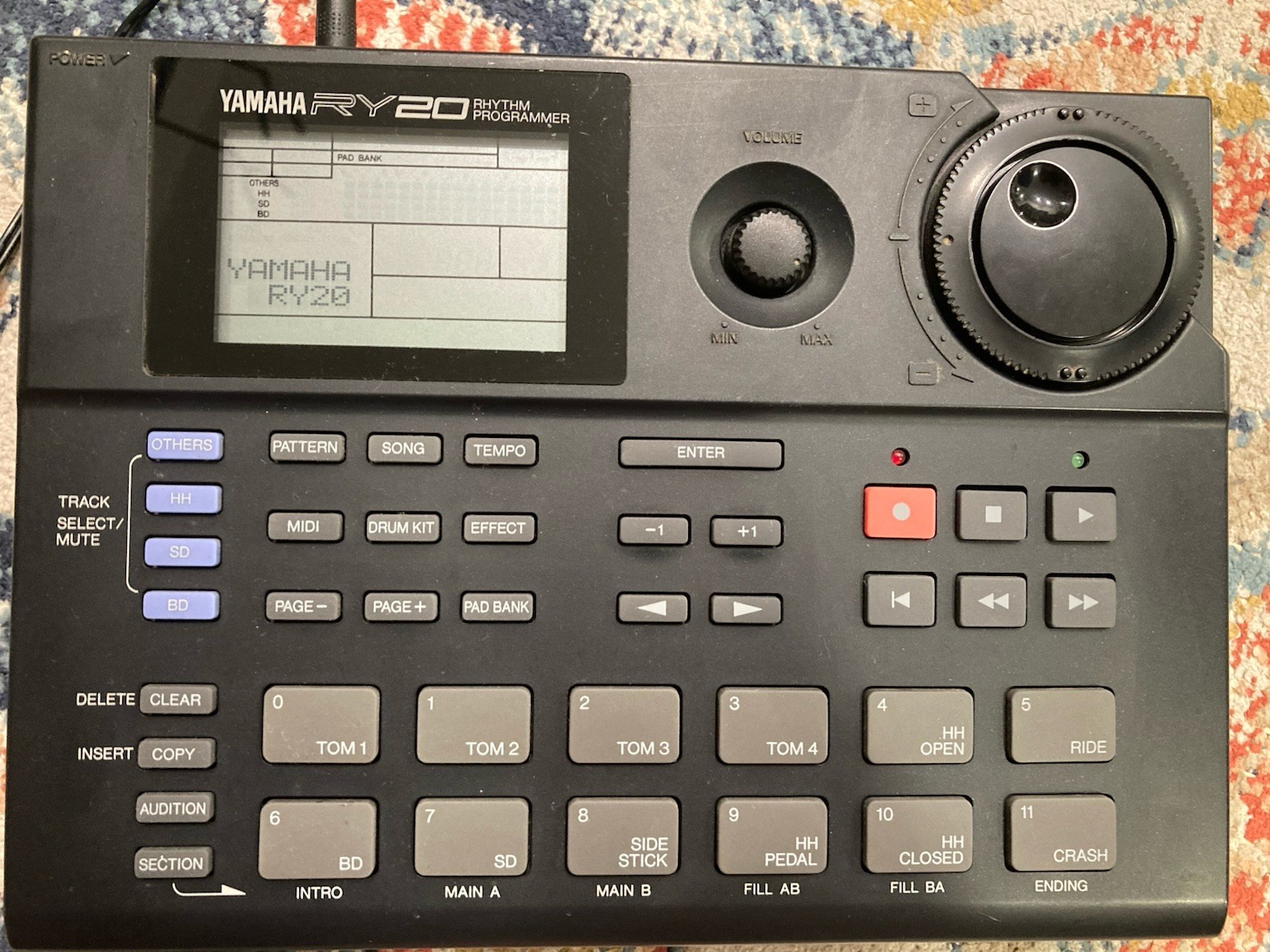 Yamaha RY20 Drum Machine 1990’s Midi Rhythm Programmer