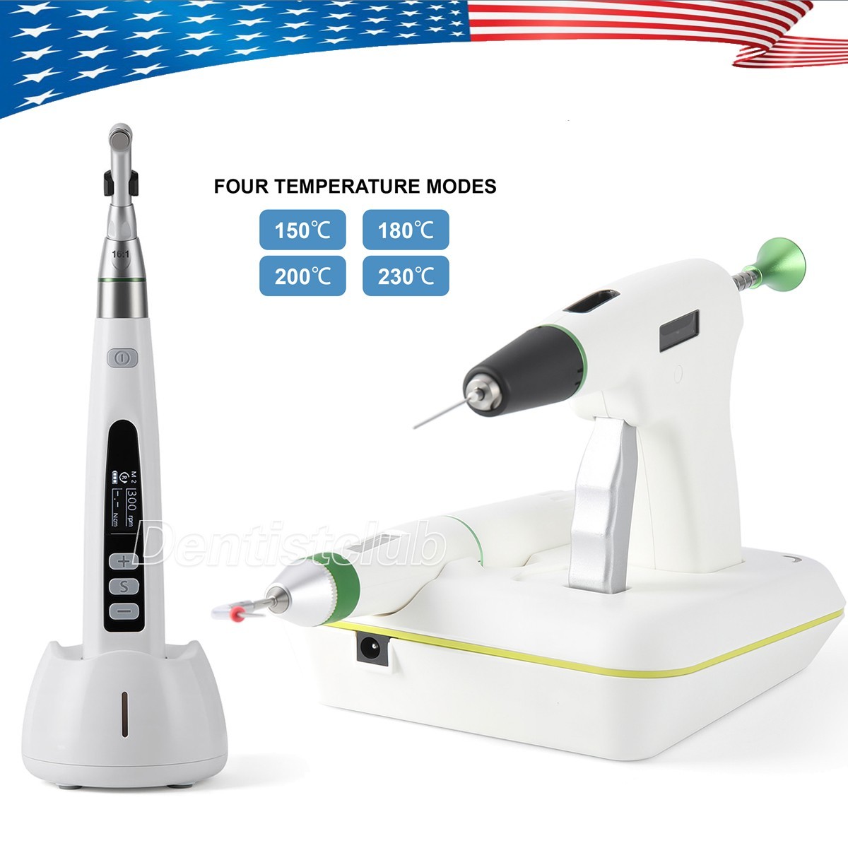 Dental LED 16:1 Endo Motor /Obturation System Gutta percha Gun & Endo Heated Pen