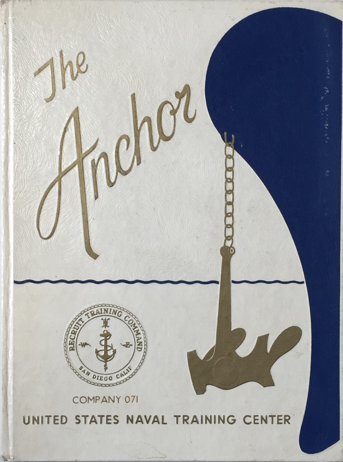 US Navy Recruit Command San Diego 1979 Basic Training Graduation Book