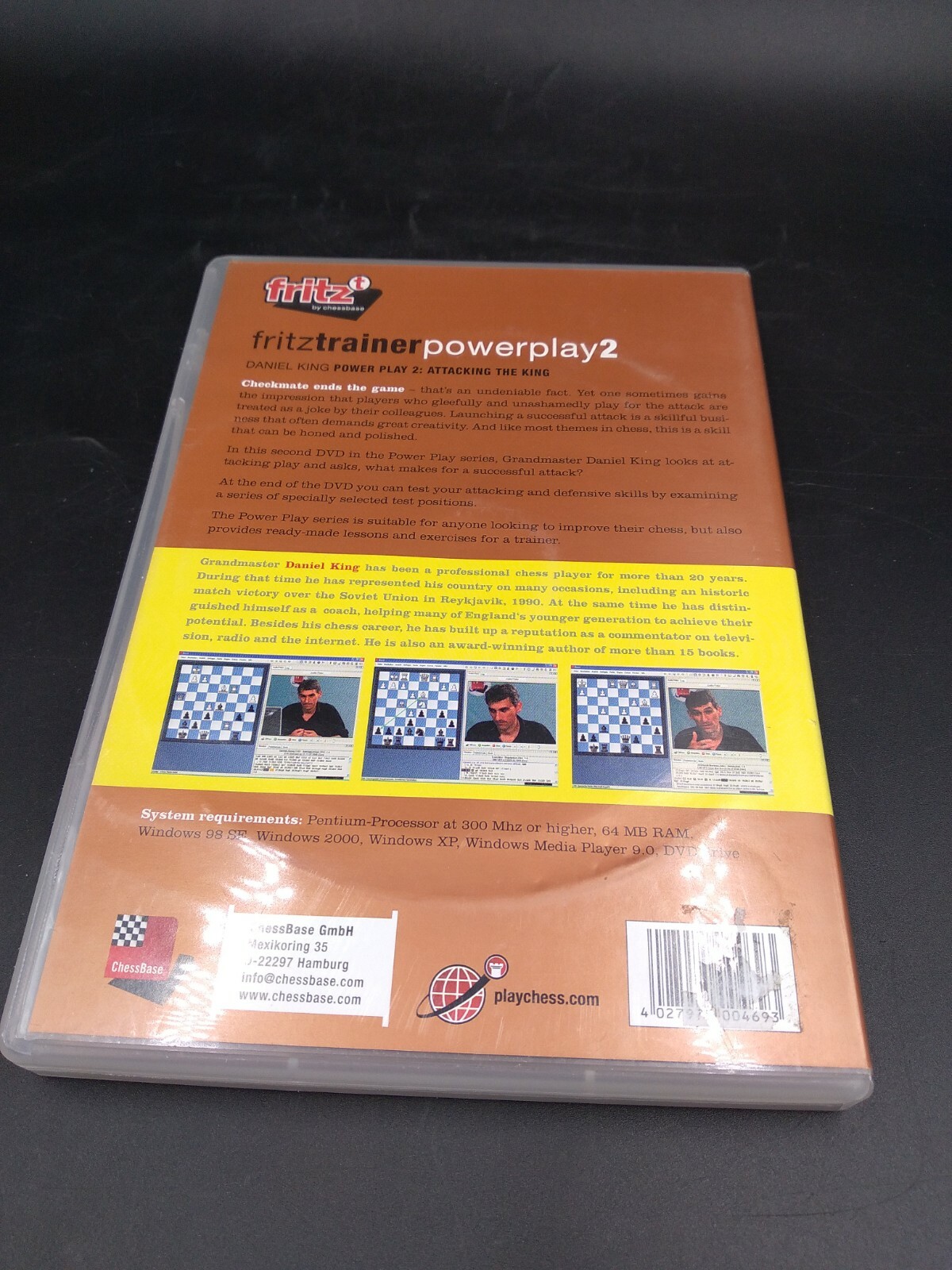 FritzTrainer PowerPlay 2 Attacking the King - Daniel King - VOLUME 2 Chessbase