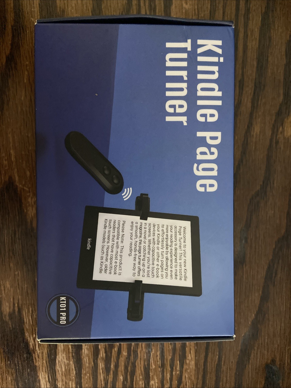 Kindle Page Turner Remote Control - KT01 PRO Hands-Free Reading Accessory - New