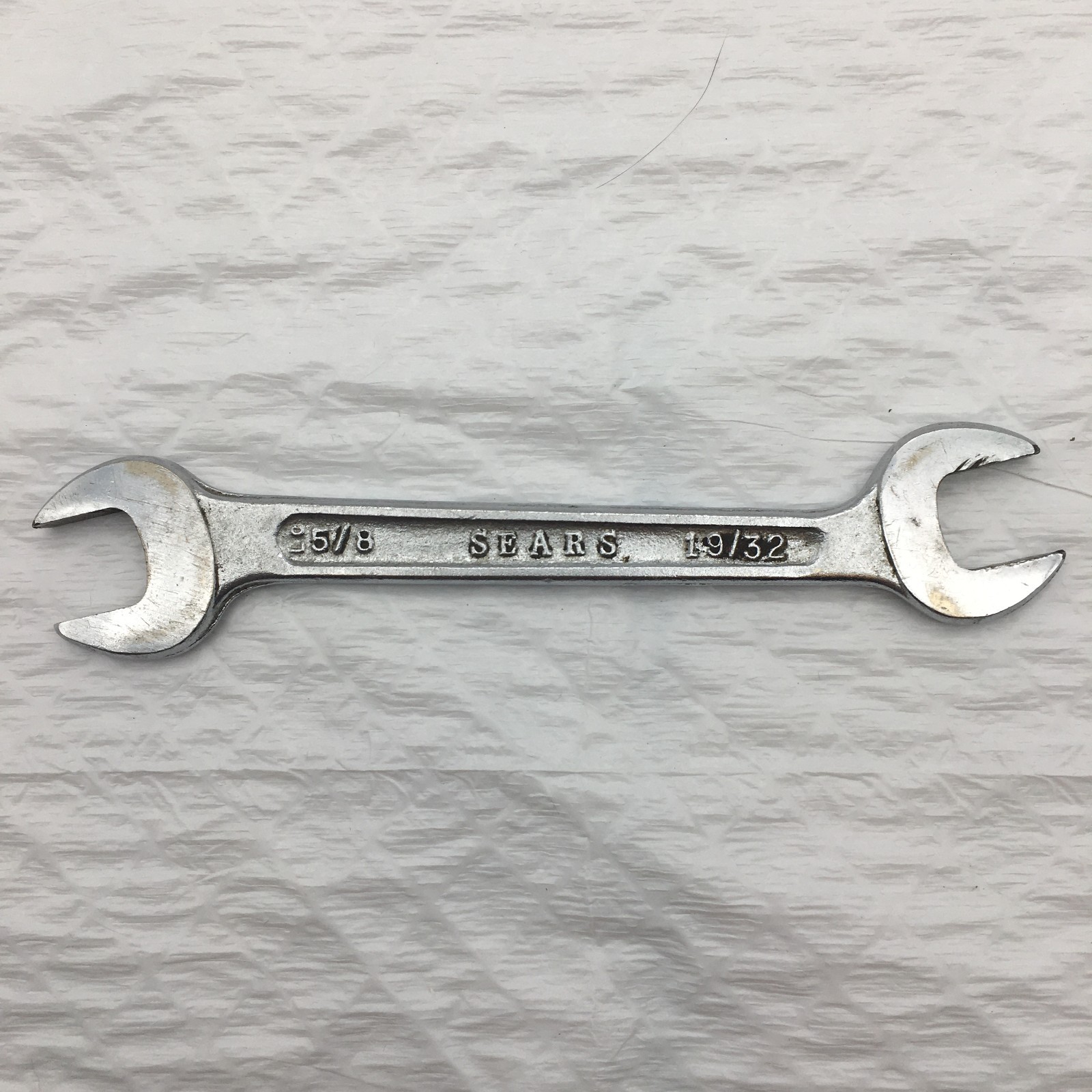 Sears LC Wrench Double Open Ended 5/8” & 19/32" 6.5 Inches Long U.S.A.