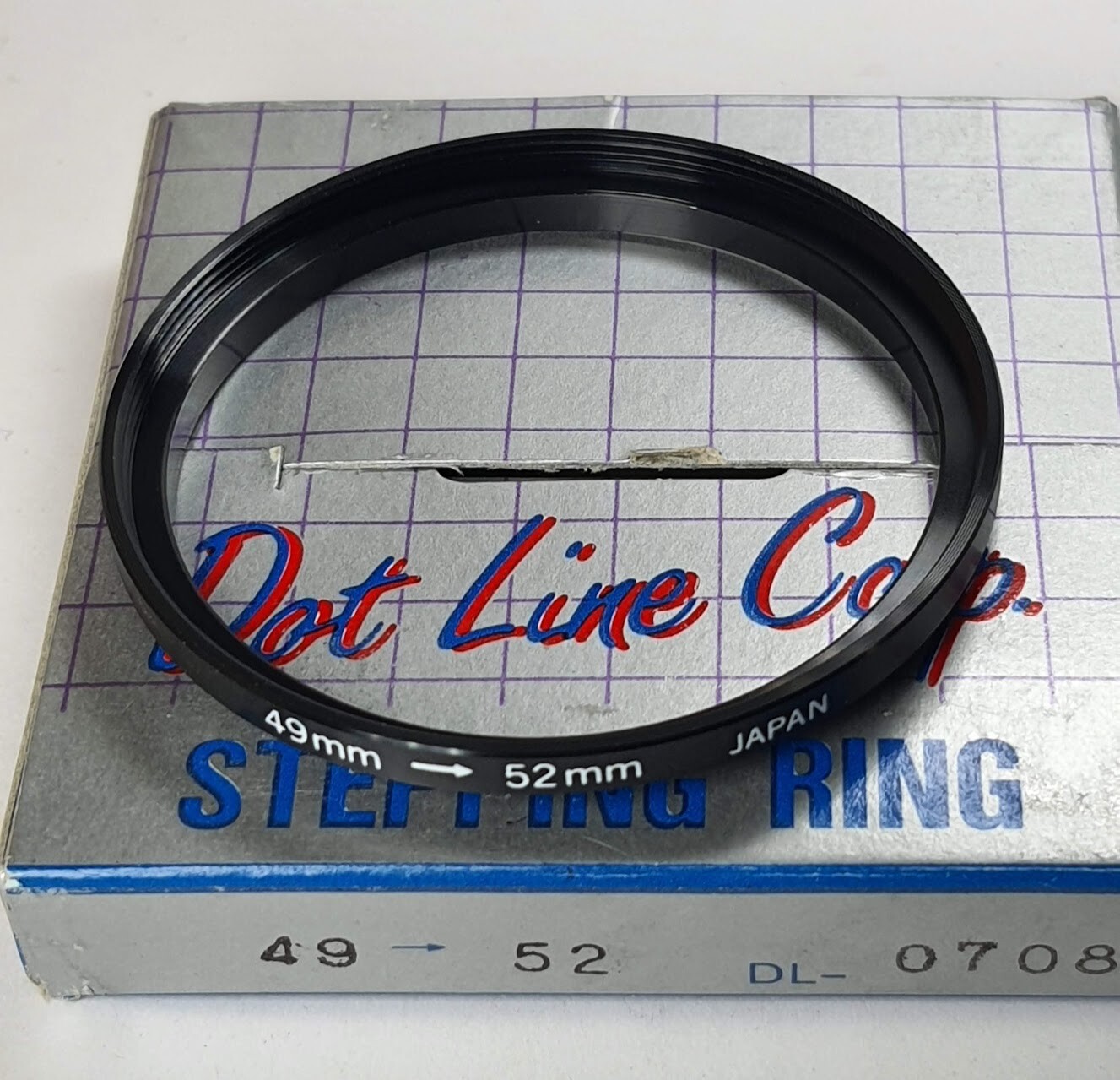 49-52mm Step-Up Lens Filter Convertering Adapter Ring 49mm-52mm E-49-E52 Japan