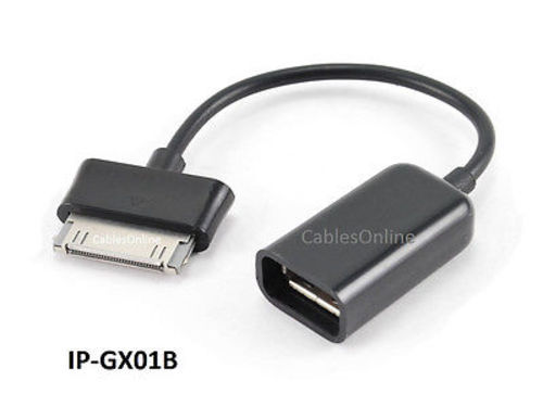 5" Samsung Galaxy Tablet  30-Pin to USB Female Port OTG Data Cable - IP-GX01B