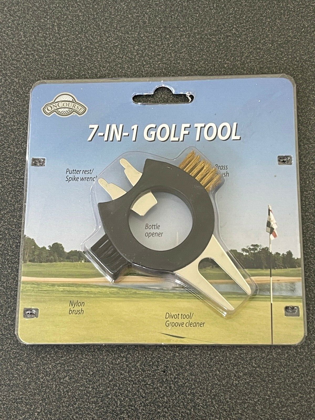 New On Course 7-in-1 Golf Tool