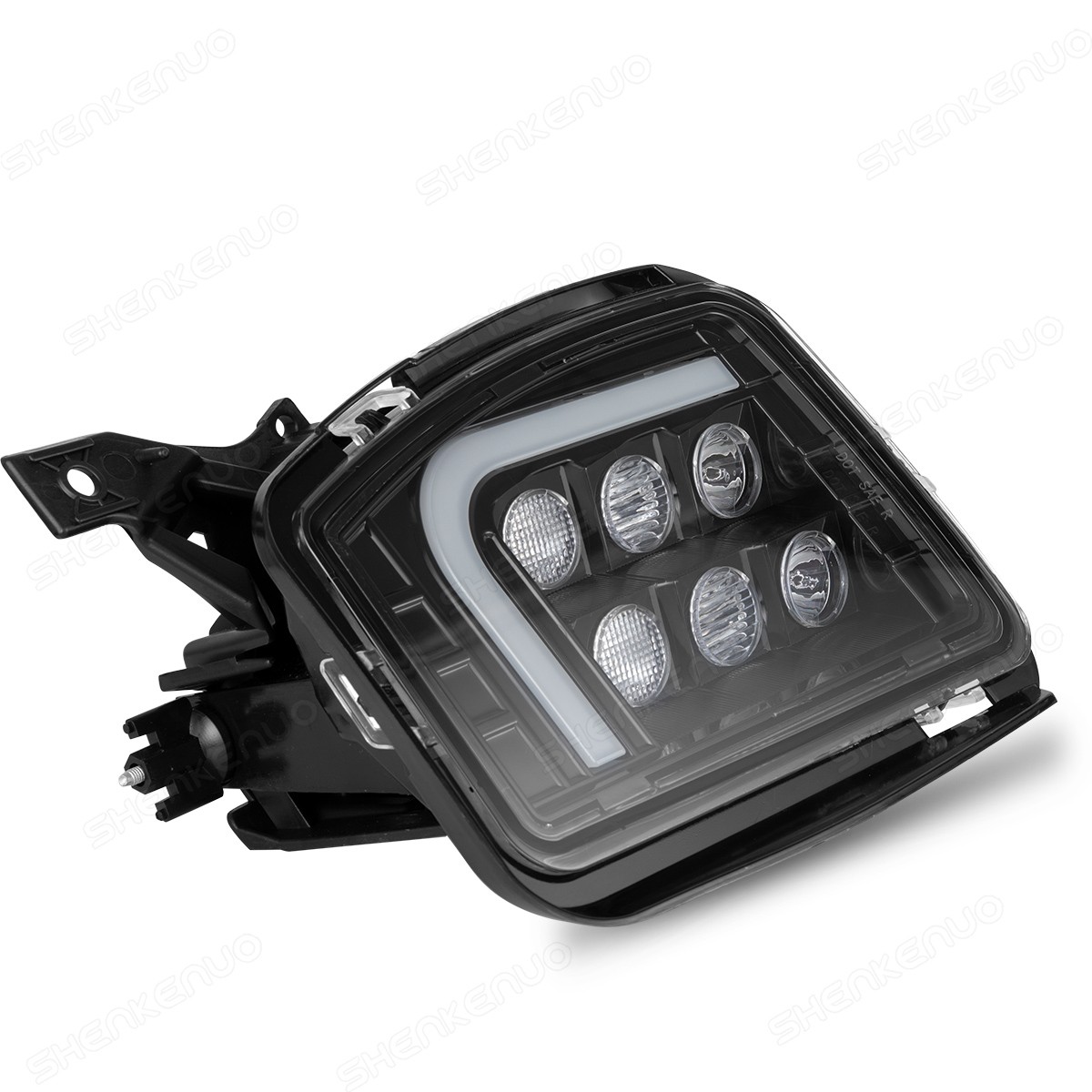 36W LED FOG LIGHTS FOR DODGE RAM 1500 2013-2018 Black