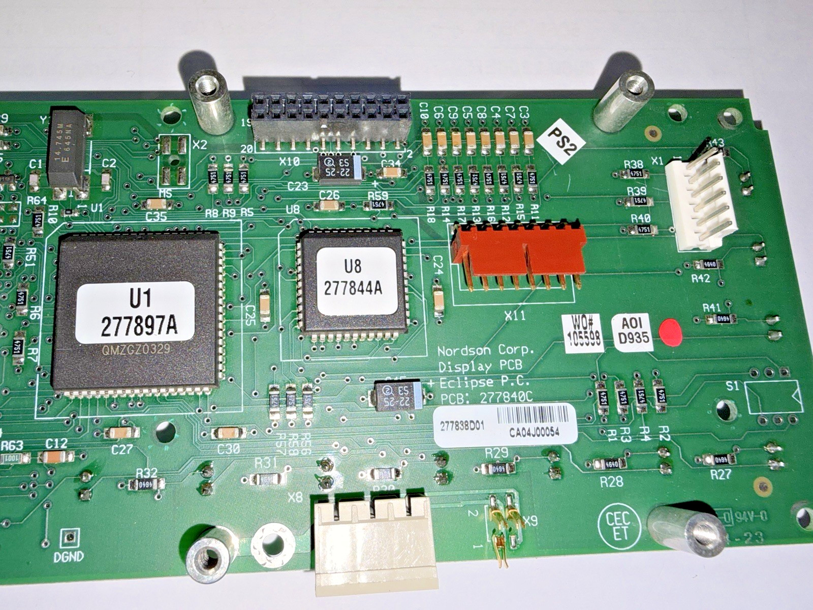 Nordson 277840C Eclipse PC Display Board