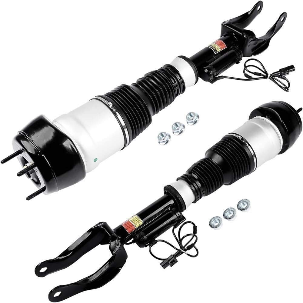 Pair Front Air Suspension Shock Struts w/ADS For Mercedes W166 X166 GL450 GLS550