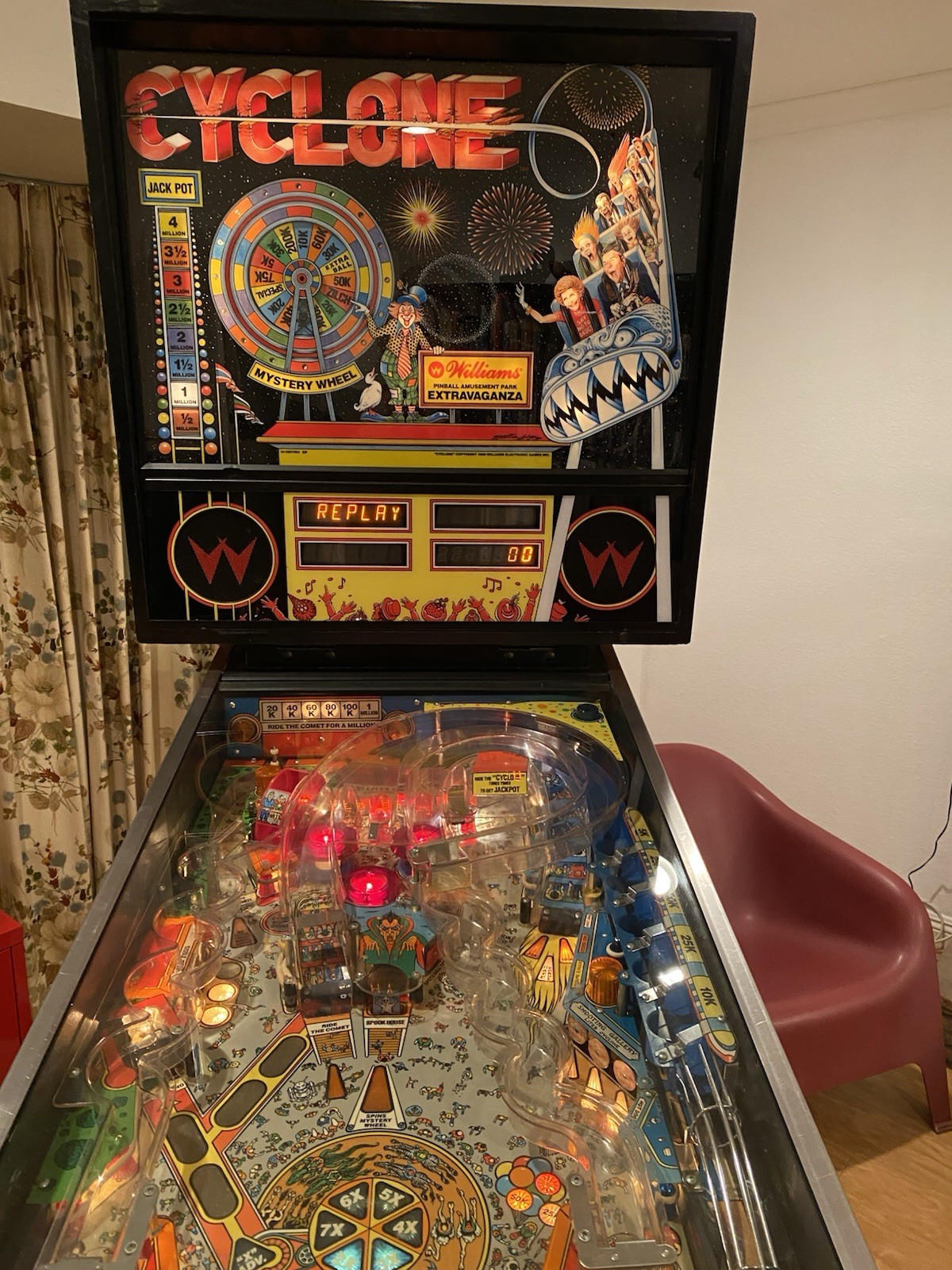 🔥 Cyclone Pinball Machine Williams 1988