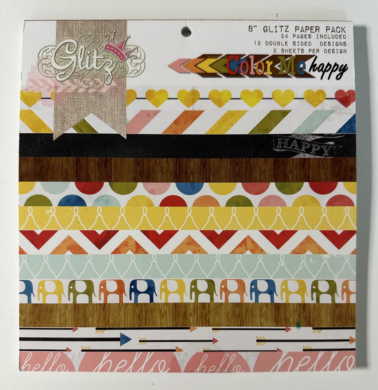 Glitz 8 x 8 Paper Pad Variations Available-You Choose