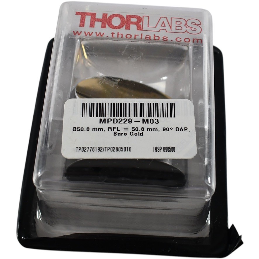 Thorlabs MPD229-M03 90 Off Axis Parabolic Mirror Bare Gold 50 8mm
