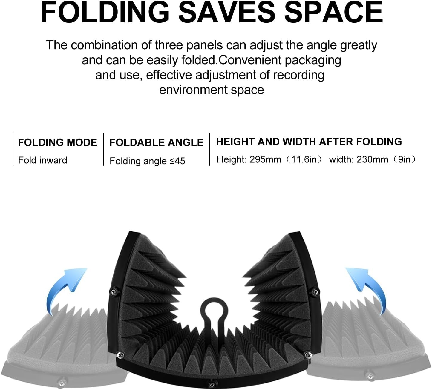 Professional Studio Isolation Shield with Adjustable Design for Clear Recordings