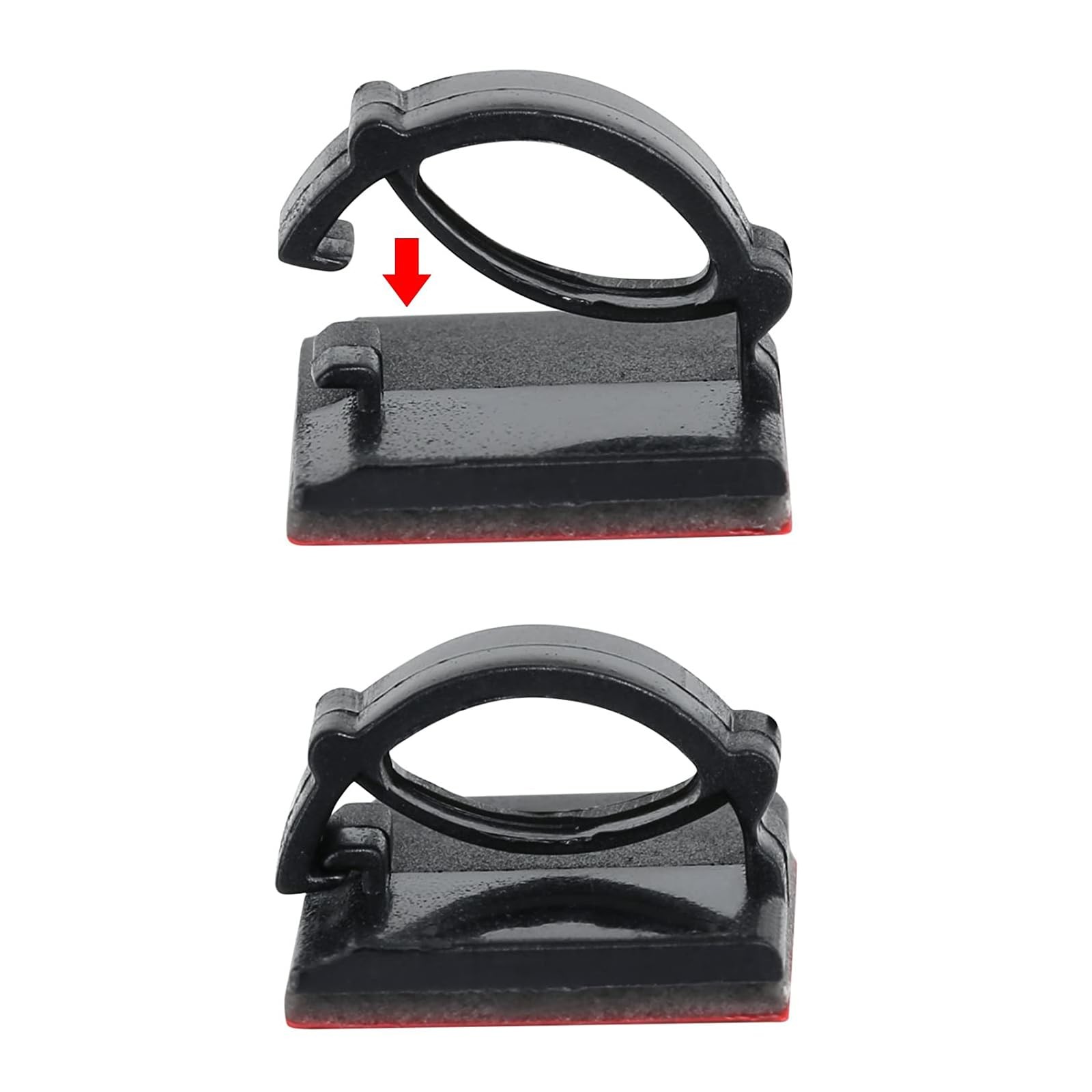 3M Cable Clips Self Adhesive Cord Organizer, Wire Holder Clamp Management Sti...