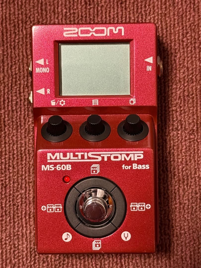 Zoom MS-60B MultiStomp Bass Effects Pedal Multi-Effect Used