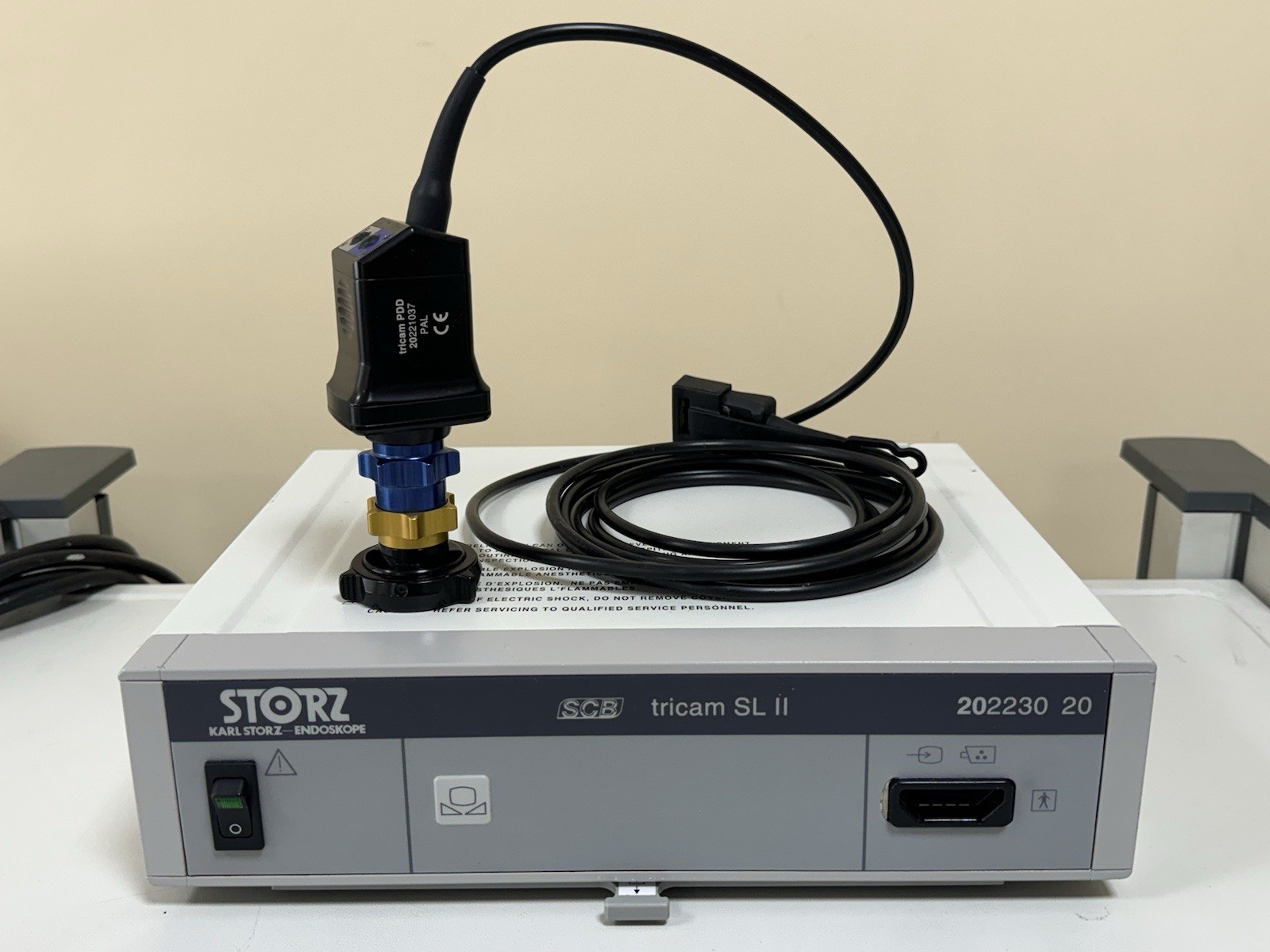 Karl Storz 202230 20 Tricam SL II Console & Tricam PDD 20221037 PAL Camera Head