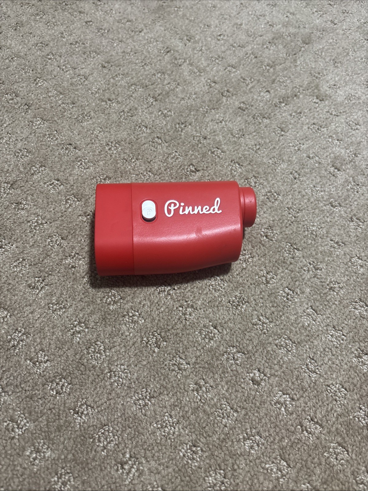 Pinned Golf Rangefinder with Slope Tech Great Condition. (Color Red)