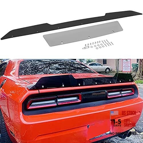 Rear Wickerbill Spoiler for Dodge Challenger 2008-2014 SRT RT Hellcat Scat