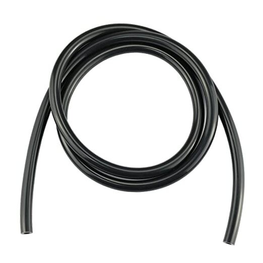 5FT ID 1/4" (6mm) High Temperature Silicone Vacuum 1/4" (6mm) - 5FT Black