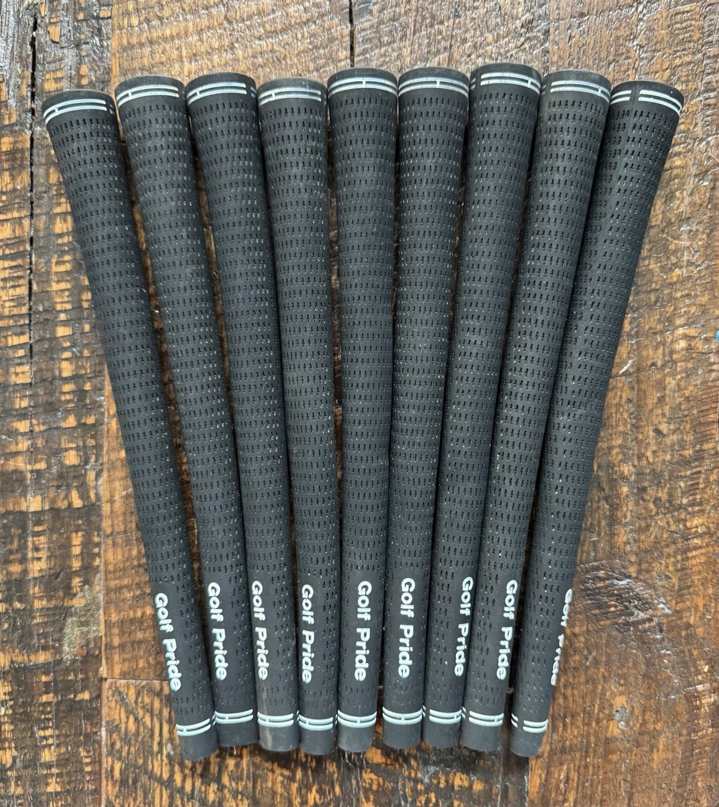 9 NEW Golf Pride Tour Velvet Midsize Golf Grips 10.5" Black Rubber Made In USA