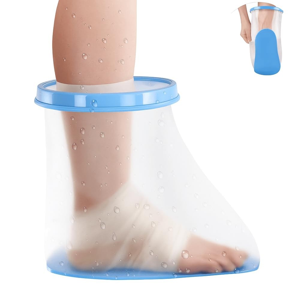 Waterproof Foot Cast Cover for Shower Adult Shower Boots for Foot after Surgery