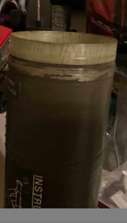 at4 M136 demilled front muzzle only Black non painted 3d printed prop