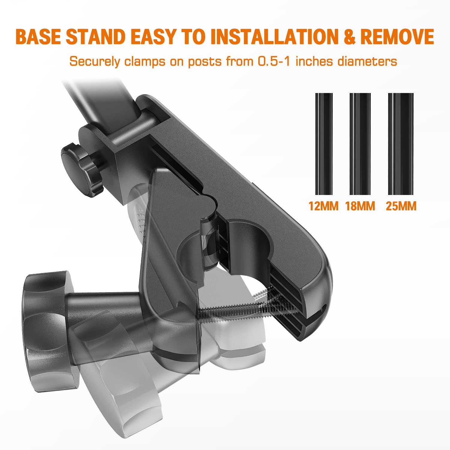 Holder for Microphone Stand, iPad Mount for Music Stand