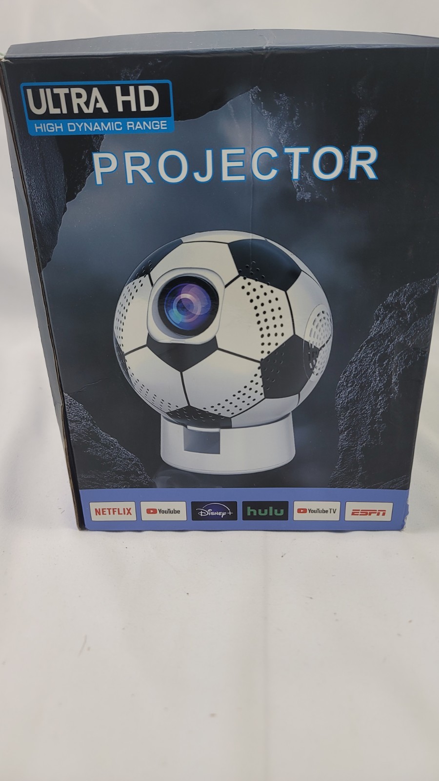 Portable Projector 4k With Wifi And Bluetooth Soccer Ball