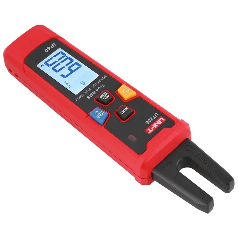 UNI-T UT256 60A AC/DC Fork Meter/True RMS Auto-Range Digital Clamp Ammeter✦KD