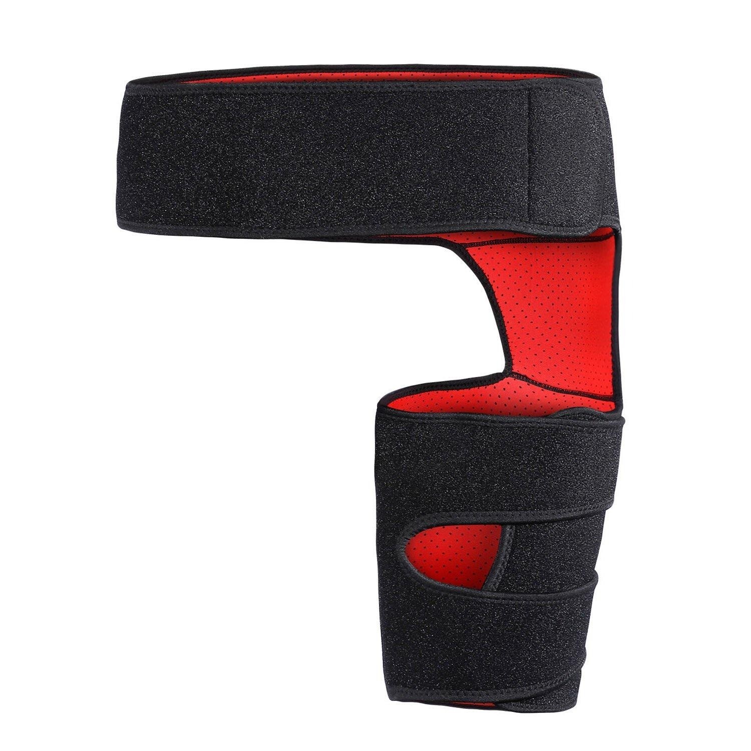 Thigh Compression Wrap, Adjustable Hip Joint Support Sciatic Nerve Brace