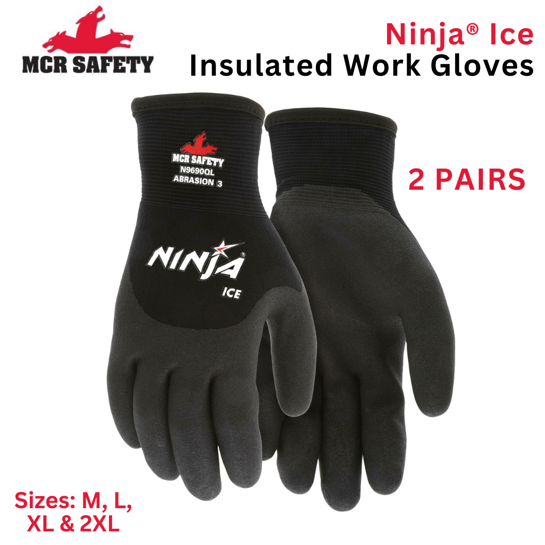 Ninja Ice Glove (N9690Q) - Insulated Work Glove for Cold Weather - MCR - 2 pack