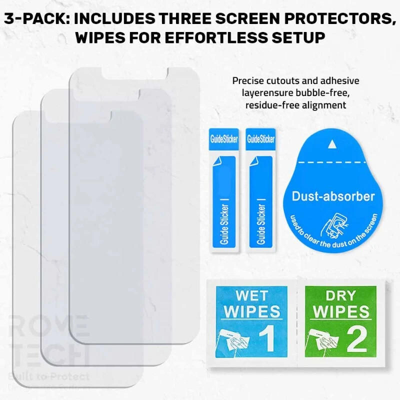 For Apple iPhone 12 Pro Max 2.5D Tempered Glass Screen Protector (3 Per Pack)